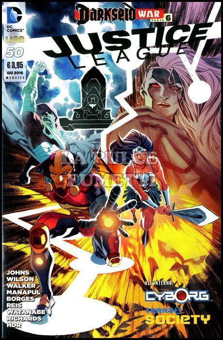 JUSTICE LEAGUE #    50 - DARKSEID WAR 6